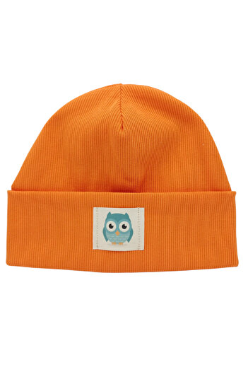 Mustran Baby Kids Beanie Ribbed Cotton Winter Soft Hat Double Layer Ear Gift