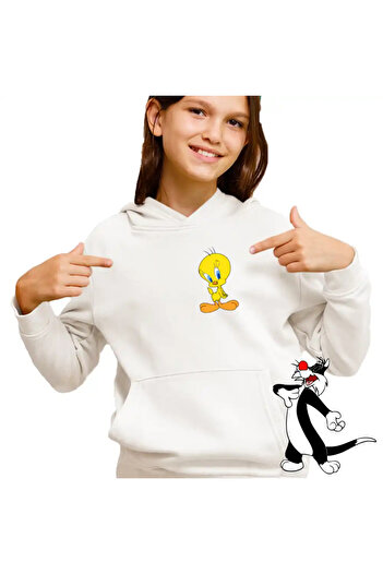 OEM Tweety Looney Tunes Kids Girls Sweatshirt