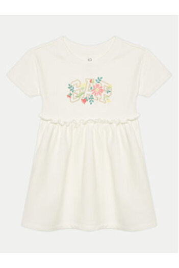 GAP Φόρεμα για κορίτσια casual 736116-01 Εκρού