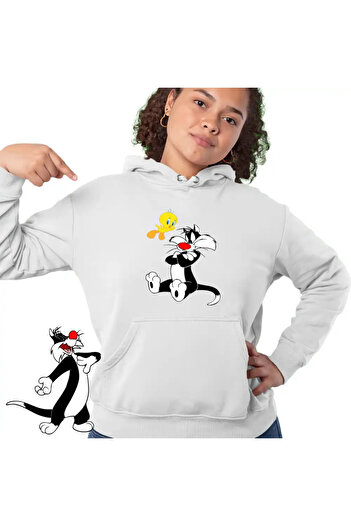 OEM Women's Sweatshirt Tweety Cat Sylvester Tracking