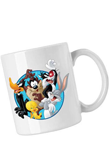 OEM Mug Tweety Sylvester Daffy Bugs Bunny Taz Tasmanian Devil