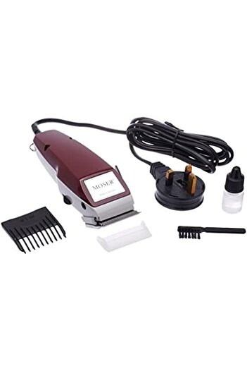 Moser Hair clipper, made in Germany, burgundy color