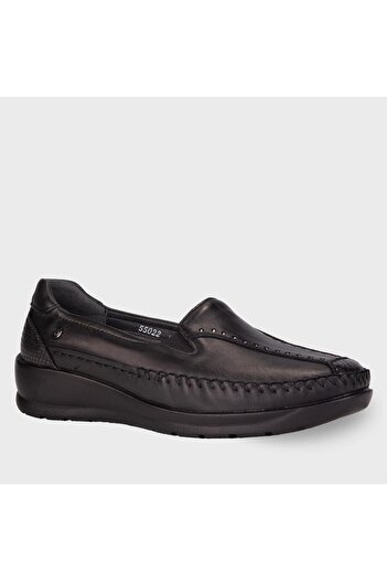 Forelli Lina 55022 Black Genuine Leather Women's Shoes