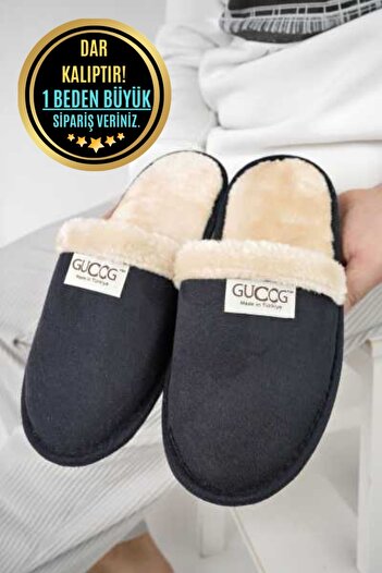 Modafırsat 3-Piece Pack Men's Slippers Daily Home Slippers Guest Dowry Bundle Groom 3-Piece Slipper Set