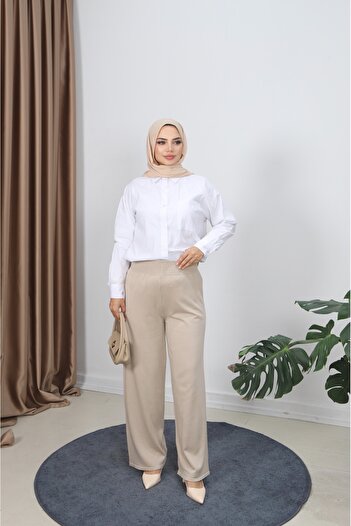 NİSUM MODA Mercerized Trousers
