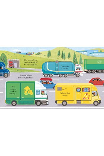 Usborne Publishing Carte copii - Peep Inside How a Truck Works, Usborne