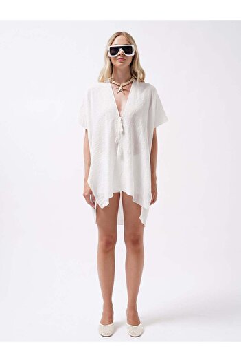 Maxi modena Basic White Pareo