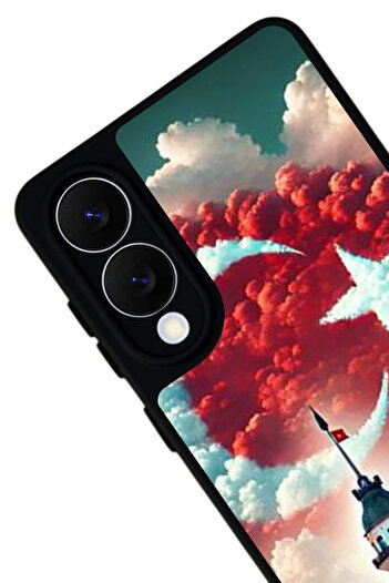Aksel Kılıf Samsung Galaxy S25 Edge Compatible Printed, Matte Black, Soft Silicone, Protective, Shock-Absorbing Cover, Case