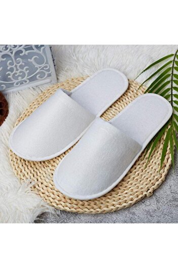 GOTA 12 Pairs of Luxury Disposable Spa Slippers - Comfortable Footwear for Men and Women