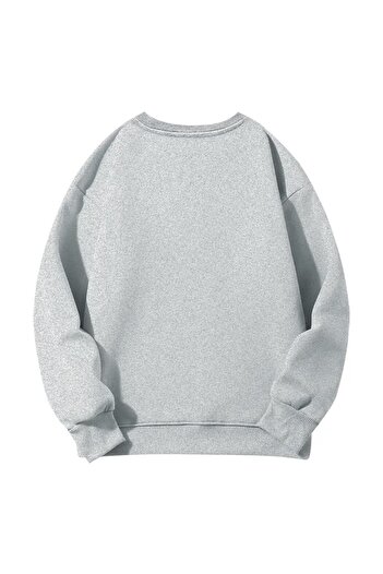 FUFLUNS Shark Printed Oversized Unisex Women/Men Crewneck Sweatshirt