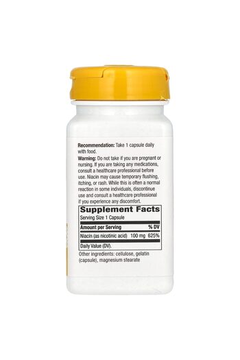Nature's Way Niacin 100mg, 100 Count