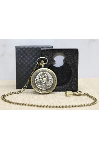 shopwave Special Boxed Train Themed Chain Watch Alk4670