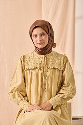 Silk Home Plain Shiny Scarf 75006-56