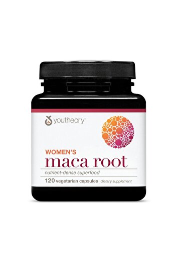 Youtheory Women's Maca Root Vegan Energy & Support - 120 Vegetarian Capsules