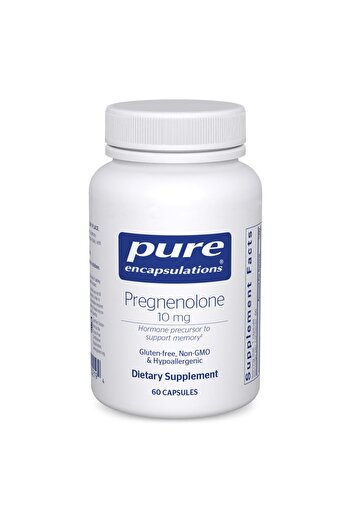 Pure Encapsulations Pregnenolone 10 mg for Memory & Hormone Balance - 60 Capsules