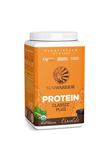 Sunwarrior Organic Classic Plus Chocolate, 750 Gr
