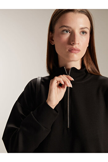 LC Waikiki Peak New Season Stand Collar Women's Sweatshirt