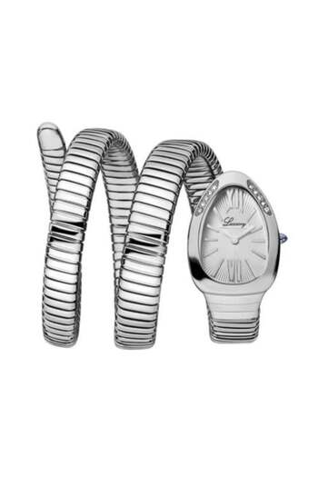 Luxure Women's Double-Turn Silver Watch