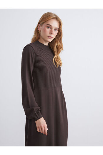 LC Waikiki High Collar Knitwear Dress