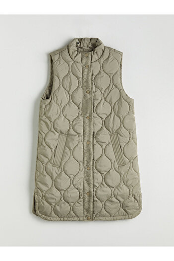 LC Waikiki Stand Collar Quilted Women's Puffer Vest (W5)