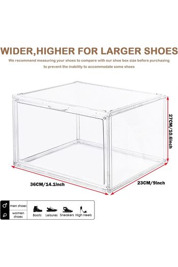 Hope Shoe storage box, highly transparent plastic shoe box, space-saving, multi-functional shoe