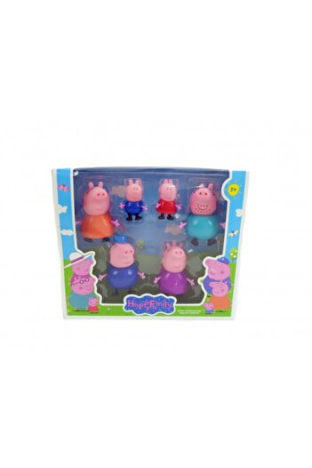 Peppa Pig Set figurine – 6 Personaje, Happy Family