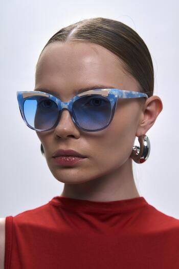 Bilge Karga Thea Blue Sunglasses