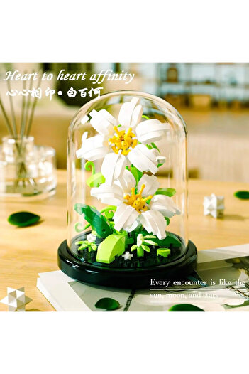 Choice7 7242 Diy Micro Flower Building Blocks Mini Bricks Particles Eternal Life Flowers Home Decoration Ass