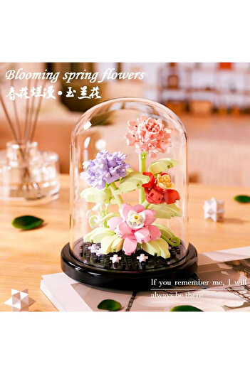 Choice9 7241 Diy Micro Flower Building Blocks Mini Bricks Particles Eternal Life Flowers Home Decoration Ass