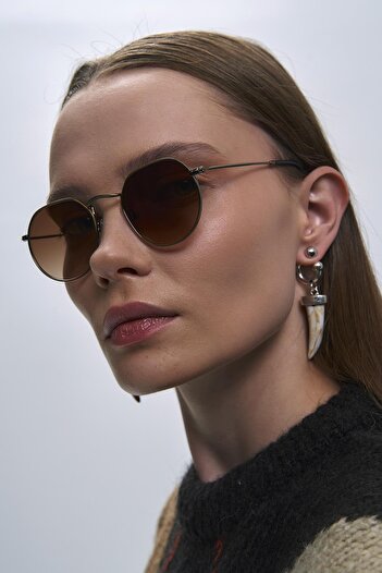 Bilge Karga Ursula Bronze Brown Sunglasses