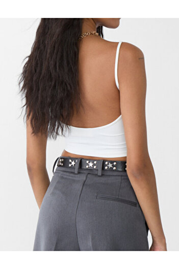 Stradivarius top, white