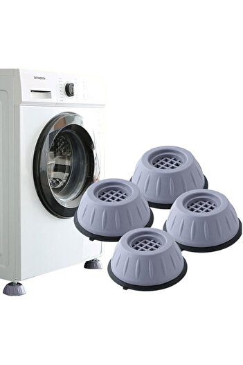 Generic ALMEKAQUZ 4 Pcs Anti Vibration Pads, Washing Machine Foot Pad, Washing Machine Shock Absorbing Anti-