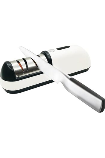 Generic i Electric Knife Sharpener, Portable Knife Sharpener Three-Speed All-In-One Knife Sharpener, Wireles