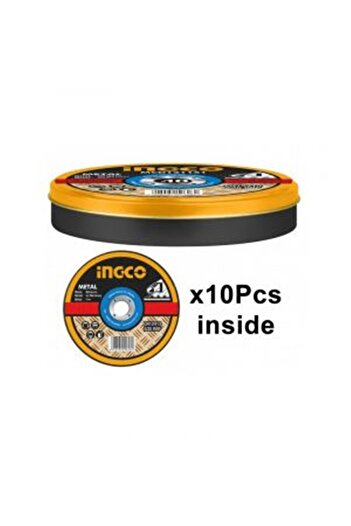 Ingco Abrasive Metal Cutting Disc Set MCD121255 – High-Performance Cutting Wheels for Metal, Stainle