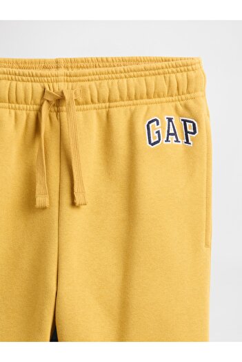GAP Erkek Çocuk Sarı Relaxed Logo Jogger Eşofman Altı