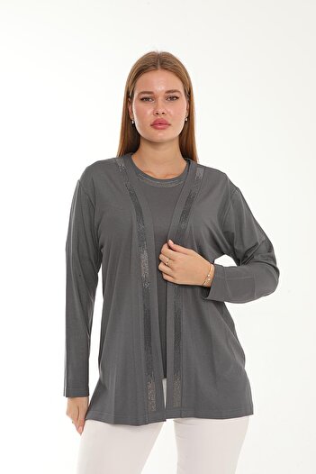 Lanze Mercerized Double Suit Jacket and Blouse