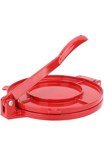 Generic Cryfokt 9.8 X 10in Tortilla Press, Aluminum Alloy Tortilla Maker with Handle, Flatbread Dumpling Ski