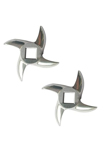 Generic VTurboWay 2 Pack #22 Meat Grinder Blade Stainless Steel Knife Cutter Replacement for Grinders