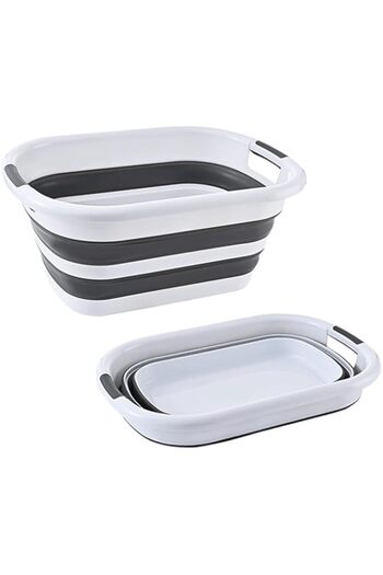 Generic TOMVAES Household Foldable Storage Basket Multifunctional Large Capacity Laundry Basket Dirty Clothe