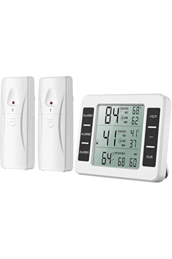 Generic (New Version) Refrigerator Thermometer, Wireless Indoor Outdoor Thermometer, Sensor Temperature Moni