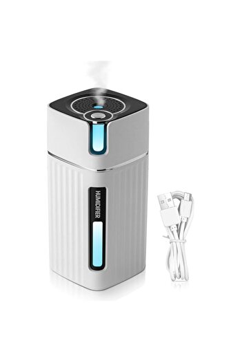 Generic H HOLDPEAK Mini Car Humidifier, USB Portable Humidifiers with 7-Color Mood Light, 300ml Desktop Cool