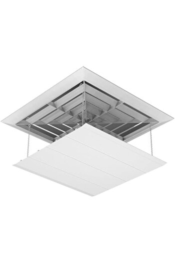 Generic Leodun Square Central Air Conditioning Flow Deflector, Outlet Wind Deflector Diverter, Home/Office C