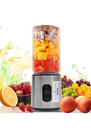 Generic ROSEBIBI Portable Blender, 350ML Smoothie Blender, 120W Smoothie Maker, Cordless Personal Size Blend