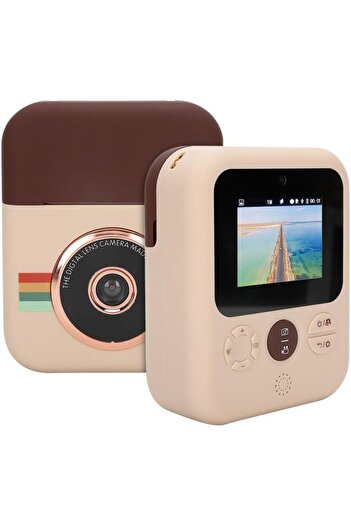 Generic Instant Print Digital Camera for Kids Dual 12MP HD Cameras w/ 2.4" IPS Screen & DIY Graffiti
