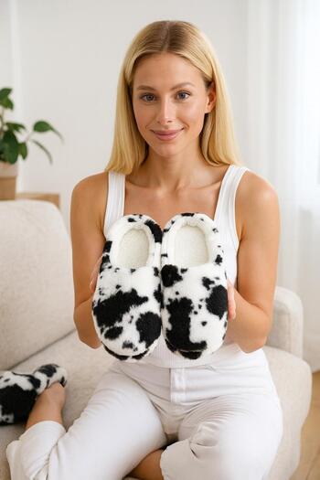 RedPlay Set of 3 Women's Winter Plush House Slippers Soft Silent Sole Daily Slippers
