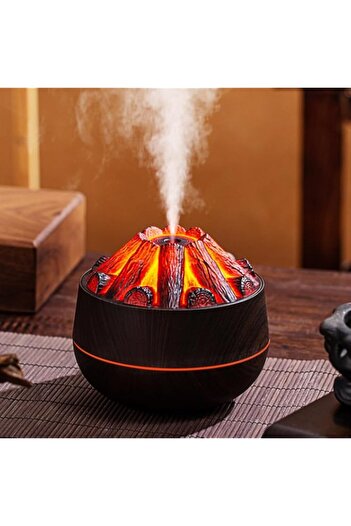 Generic NALACAL Mini Humidifier, Simulated Charcoal Fire Humidifier, Small Personal Desktop Air Humidifier w