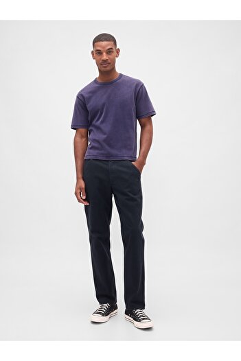 GAP Erkek Mor Relaxed Straight Utility Pantolon