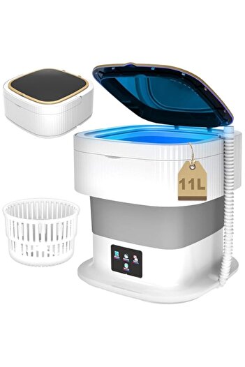 Generic Exrp Foldable Mini Washer and Dryer Washer Machine,Cleaning Small Washer, Laundry Machine 3M Deep Cl