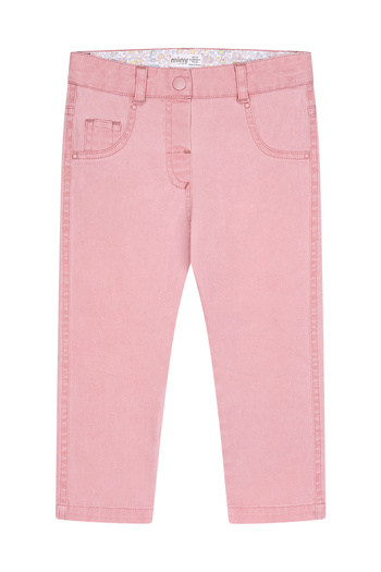 Miny Center Pink Baby Girl Denim Pants