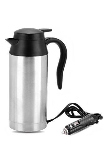 Generic Azonee Travel Car Kettle, Portable Stainless Steel Car Electric Kettle, 24V Heater Bottle Pot for Ho